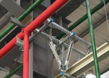 沁源该抗震支架的整体式支吊架结构协调性好